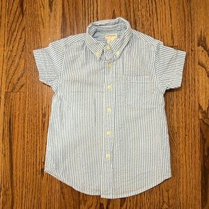 Toddler Boy short sleeved button down Crewcuts 3